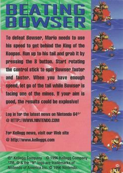1996 Kellogg's Nintendo 64 Super Mario 64 3-D #NNO Bowser Back