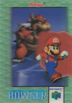 1996 Kellogg's Nintendo 64 Super Mario 64 3-D #NNO Bowser Front