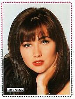 1991 Panini Beverly Hills 90210 Stickers #9 Brenda Front