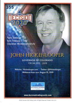 2020 Decision 2020 - Election Day #355 John Hickenlooper Back