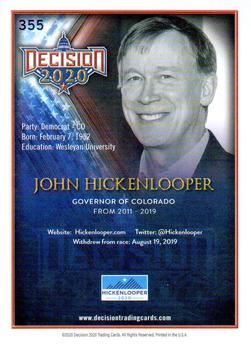 2020 Decision 2020 - Election Day Blue #355 John Hickenlooper Back