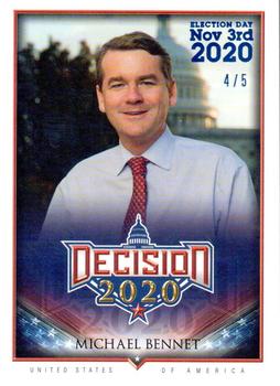 2020 Decision 2020 - Election Day Blue #367 Michael Bennet Front