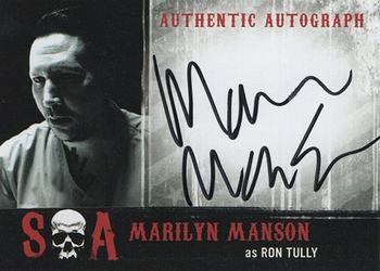 2015 Cryptozoic Sons of Anarchy Seasons 6-7 - Autographs #MM Marilyn Manson Front