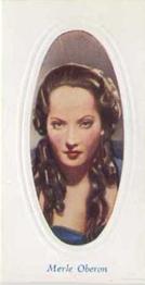 1936 Godfrey Phillips Screen Stars Embossed (Series B) #16 Merle Oberon Front