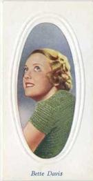 1936 Godfrey Phillips Screen Stars Embossed (Series B) #23 Bette Davis Front