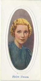 1936 Godfrey Phillips Screen Stars Embossed (Series B) #28 Helen Vinson Front