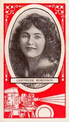 1916 Scissors Cinema Stars (Red Surround) #1 Gertrude Robinson Front