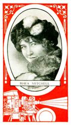 1916 Scissors Cinema Stars (Red Surround) #10 Rhea Mitchell Front