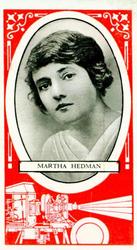 1916 Scissors Cinema Stars (Red Surround) #16 Martha Hedman Front