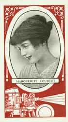 1916 Scissors Cinema Stars (Red Surround) #25 Marguerite Courtot Front