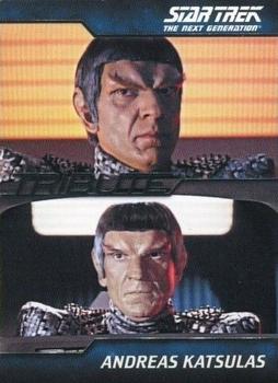 2011 Rittenhouse The Complete Star Trek: The Next Generation Series 1 - Tribute #T2 Andreas Katsulas as Tomalak Front