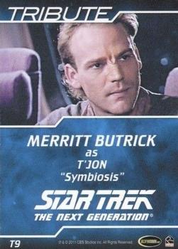 2011 Rittenhouse The Complete Star Trek: The Next Generation Series 1 - Tribute #T9 Merritt Butrick as T'Jon Back