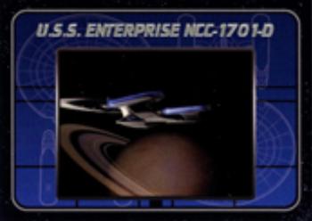 2011 Rittenhouse The Complete Star Trek: The Next Generation Series 1 - U.S.S. Enterprise NC-1701-D #E8 (orbiting ringed planet) Front