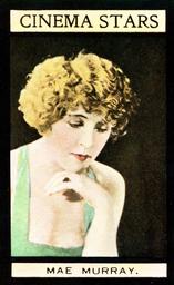1924 W. Sandorides & Co. Cinema Stars #2 Mae Murray Front
