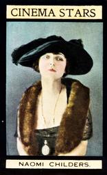 1924 W. Sandorides & Co. Cinema Stars #15 Naomi Childers Front