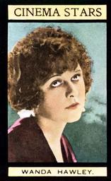 1924 W. Sandorides & Co. Cinema Stars #16 Wanda Hawley Front