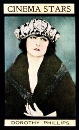 1924 W. Sandorides & Co. Cinema Stars #21 Dorothy Phillips Front