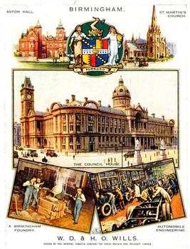 1929 Wills's Cities of Britain #1 Birmingham Front