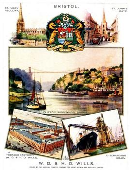 1929 Wills's Cities of Britain #2 Bristol Front