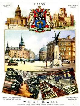 1929 Wills's Cities of Britain #7 Leeds Front