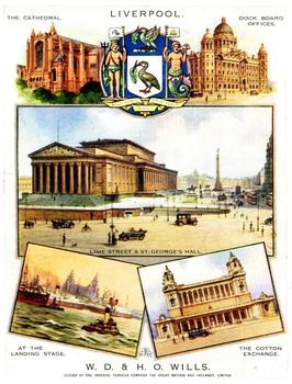 1929 Wills's Cities of Britain #8 Liverpool Front