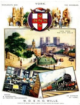 1929 Wills's Cities of Britain #12 York Front
