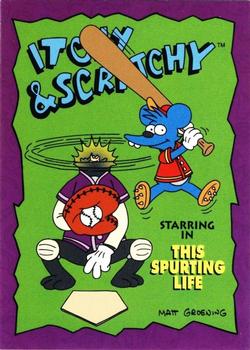 1994 SkyBox The Simpsons Series II - Itchy & Scratchy #I3 This Spurting Life Front