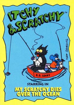 1994 SkyBox The Simpsons Series II - Itchy & Scratchy #I6 My Scratchy Dies Over The Ocean Front