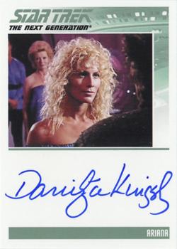 2011 Rittenhouse The Complete Star Trek: The Next Generation Series 1 - Autographs #NNO Danitza Kingsley Front