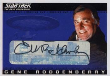 2011 Rittenhouse The Complete Star Trek: The Next Generation Series 1 - Cut Signature #NNO Gene Roddenberry Front