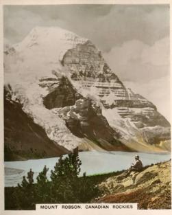 1940 R. & J. Hill Views of Interest Canada #6 Mount Robson, Canadian Rickies Front