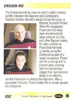 2012 Rittenhouse The Complete Star Trek: The Next Generation Series 2 - Parallel Base #102 Ensign Ro Back