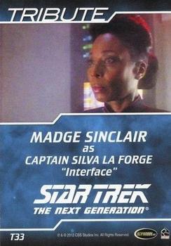 2012 Rittenhouse The Complete Star Trek: The Next Generation Series 2 - Tribute #T33 Madge Sinclair as Captain Silva La Forge Back