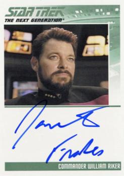2012 Rittenhouse The Complete Star Trek: The Next Generation Series 2 - Autographs #NNO Jonathan Frakes / Commander William Riker Front