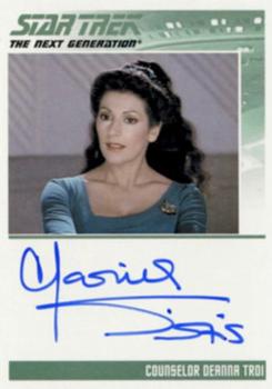 2012 Rittenhouse The Complete Star Trek: The Next Generation Series 2 - Autographs #NNO Marina Sirtis / Counselor Deanna Troi Front