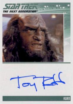 2012 Rittenhouse The Complete Star Trek: The Next Generation Series 2 - Autographs #NNO Tony Todd Front