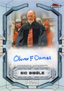 2022 Topps Finest Star Wars - Finest Autographs #FA-OFD Oliver Ford Davies Front