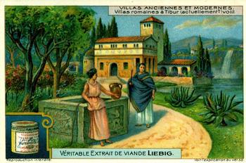 1912 Liebig Villas anciennes et moderne (Villas, Ancient & Modern) (French Text) (F1063, S1064) #NNO Roman Villa Front