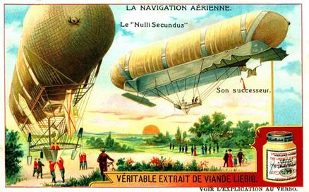 1911 Liebig La Navigation Aérienne (Aerial Navigation) (French text) (F1026, S1025) #NNO Dirigible 