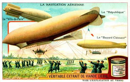 1911 Liebig La Navigation Aérienne (Aerial Navigation) (French text) (F1026, S1025) #NNO French Balloons Front