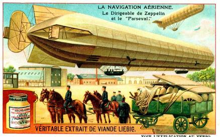 1911 Liebig La Navigation Aérienne (Aerial Navigation) (French text) (F1026, S1025) #NNO Zeppelin & 