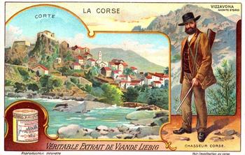 1912 Liebig La Corse (Corsica) (French text) (F1040, S1039) #1 Corsica Front