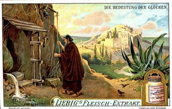 1911 Liebig Die Bedeutung der Glocken (Use of Bells) (German text) (F1013, S1014) #NNO Hermit's Bell Front
