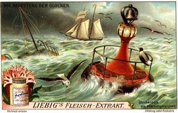 1911 Liebig Die Bedeutung der Glocken (Use of Bells) (German text) (F1013, S1014) #NNO Warnings at Sea Front