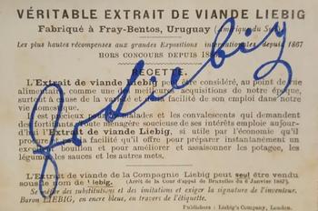 1889 Liebig Personnages de siècles divers (Famous Lovers) (French Text) (F248, S249) #NNO Henri II & Diane de Poitiers Back