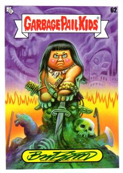 2022 Topps Garbage Pail Kids: Book Worms - Artist Autographs #62 Barbarian BRANDON Front