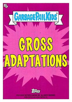 2022 Topps Garbage Pail Kids Book Worms - Gross Adaptations #10 MEAN DEAN Back