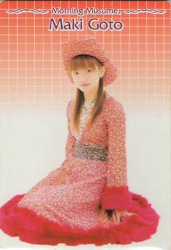 2002 Amada/Bandai Morning Musume (モーニング娘) 2002 I #33 Maki Goto Front