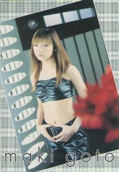 2002 Amada/Bandai Morning Musume (モーニング娘) 2002 I #49 Maki Goto Front