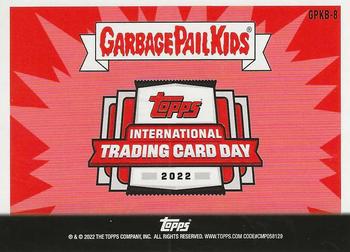 2022 Topps Garbage Pail Kids International Trading Card Day #GPKB-8 Flattened Frank Back